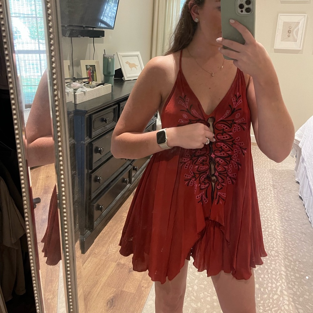 Free people 2 piece set - top & shorts